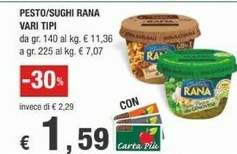 Crai Rana Pesto offerta