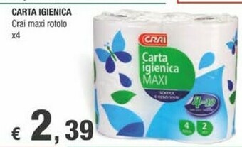 Crai Carta igienica offerta