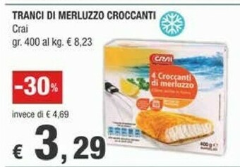 Crai Filetti di merluzzo offerta