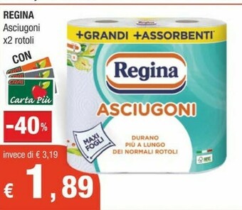 Crai Regina Rotoli di carta offerta