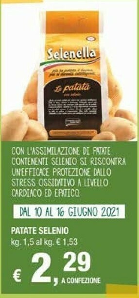 Crai Selenella Patate offerta