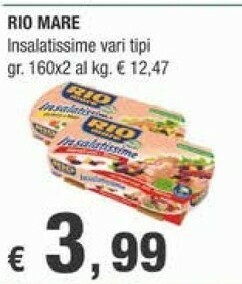 Crai Rio Mare Insalatissime offerta