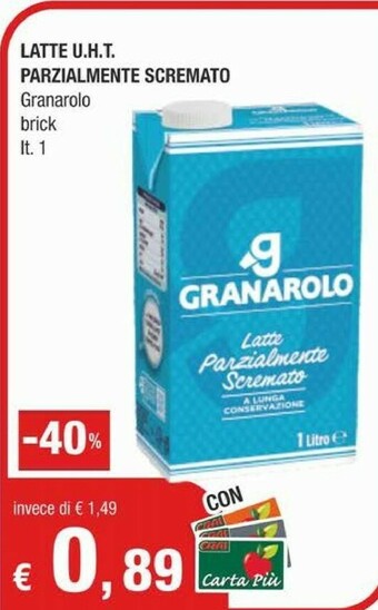 Crai Granarolo Latte offerta