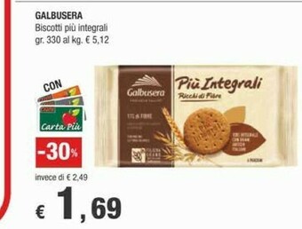 Crai Galbusera Frollini offerta