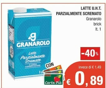 Crai Granarolo Latte offerta