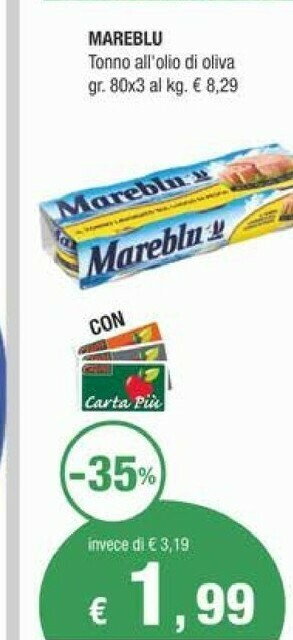 Crai Mareblu Tonno offerta