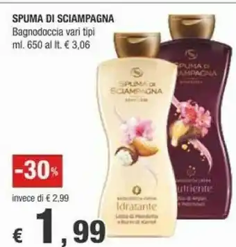 Crai Spuma di Sciampagna Bagnoschiuma offerta