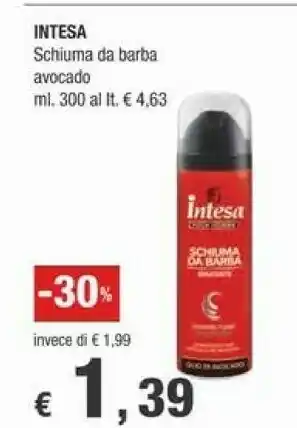 Crai Intesa Schiuma da barba offerta