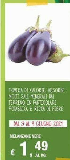 Crai Melanzane offerta