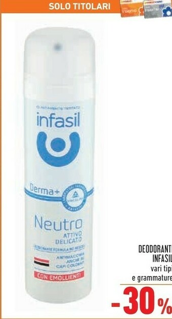 Conad Infasil Deodorante offerta