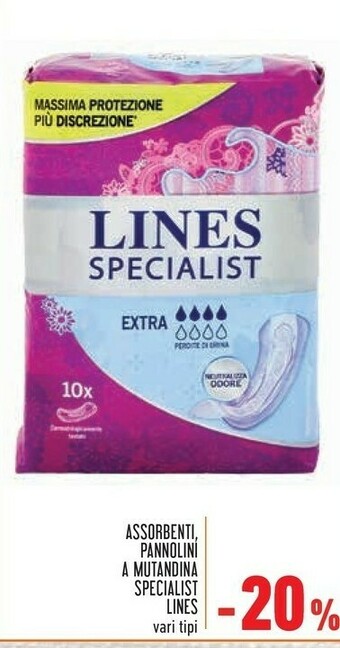 Conad Lines Assorbenti offerta