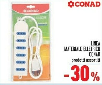 Conad conad linea Materiale Elettrico offerta