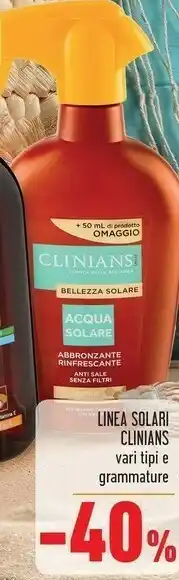 Conad Clinians Linea Solari offerta