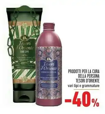 Conad Tesori d'Oriente Prodotti per la Cura della Persona offerta