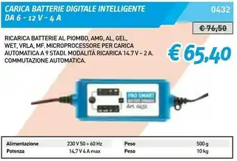 Fervi Batterie auto offerta