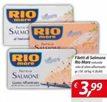 DiMeglio Rio Mare Filetti di Salmone gr. 150 offerta