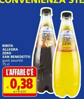 Il Gigante San Benedetto Bevande analcoliche offerta