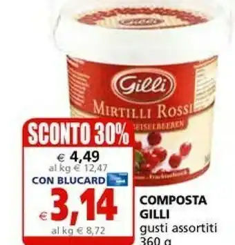 Il Gigante Gilli Frutti di bosco offerta