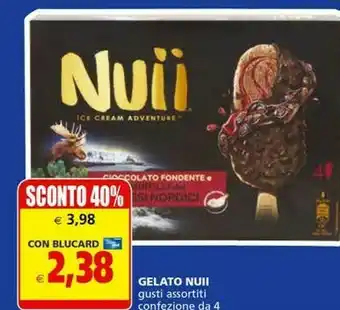 Il Gigante Nuii Gelato offerta