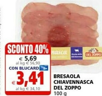 Il Gigante Del zoppo Bresaola offerta