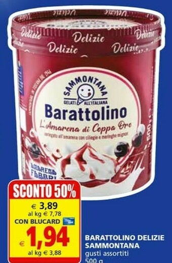 Il Gigante Sammontana Gelato offerta