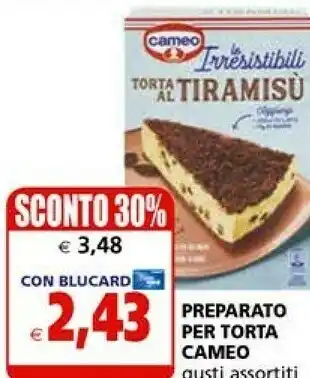 Il Gigante Cameo Preparati per torte offerta