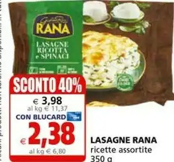 Il Gigante Rana Cibi pronti offerta