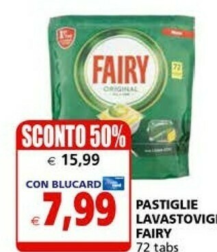Il Gigante Fairy Detersivo lavastoviglie offerta