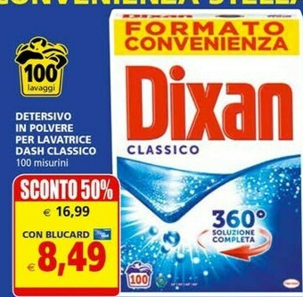 Il Gigante Dixan Detersivo in polvere offerta