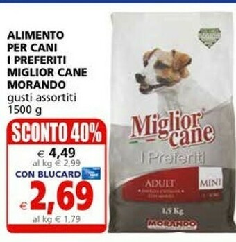 Il Gigante Morando Cibo per cani offerta