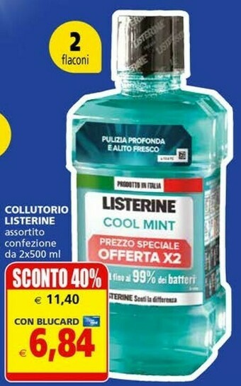 Il Gigante Listerine Colluttorio offerta