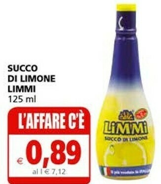 Il Gigante Limmi Succo di limone offerta