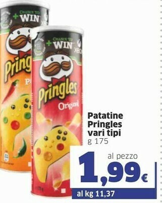 Sigma Pringles Patatine fritte offerta