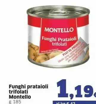 Sigma Montello Funghi sott olio offerta