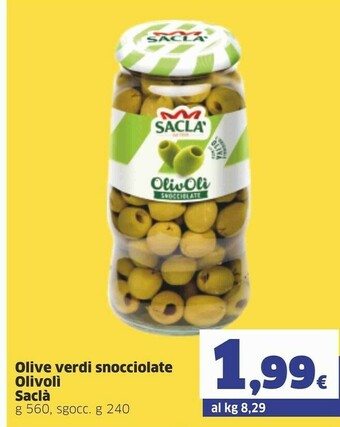 Sigma Saclà Olive offerta