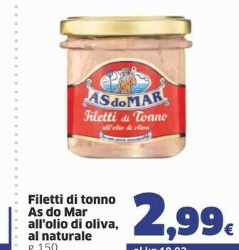 Sigma Asdomar Tonno offerta