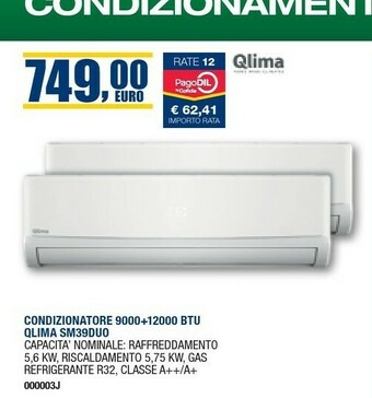 Self Qlima Condizionatori offerta