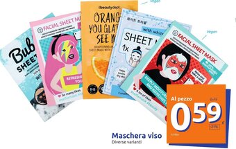 Action Maschera viso offerta