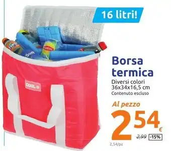 Action Borsa termica 16 litri offerta
