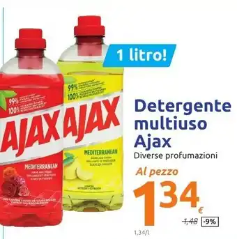 Action Ajax Detergente multiuso 1 litro offerta