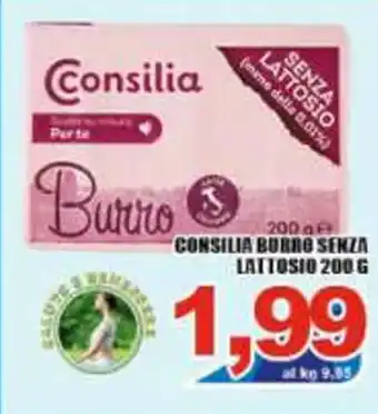 Sacoph Consilia Burro Senza Lattosio 200 g offerta