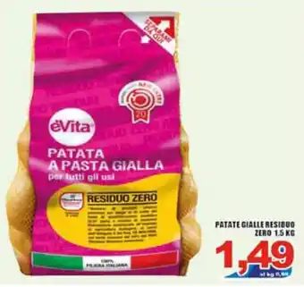 Sacoph Patate Gialle Residuo Zero 1.5 kg offerta
