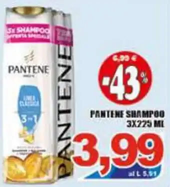 Pantene Shampoo 3x225 ml