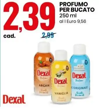 Eurospin Dexal Profumo Per Bucato 250 ml offerta