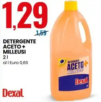 Eurospin Detergente Aceto + Milleusi 2 L offerta