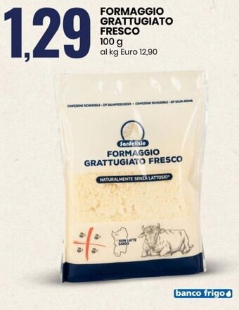 Eurospin Formaggio Grattugiato Fresco 100 g offerta