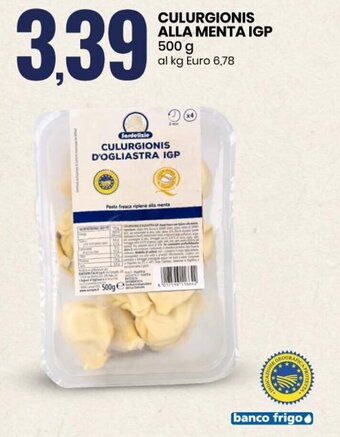Eurospin Culurgionis Alla Menta IGP 500 g offerta