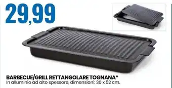 Eurospin Barbecue/Grill Rettangolare Tognana offerta