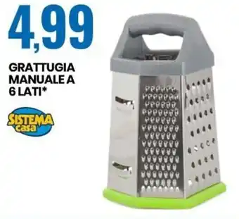 Eurospin Grattugia Manuale a 6 Lati offerta