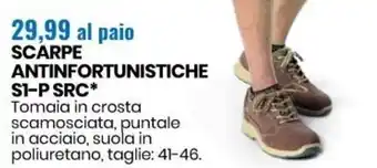 Eurospin Scarpe Antinifortunistiche S1-P SRC offerta